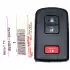 2021-2022 Toyota Tundra Tacoma Sequoia Smart Remote Key 89904-0C050 HYQ14FBB