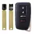 Remote Shell for Lexus Smart Remote 4 Button with Key Insert