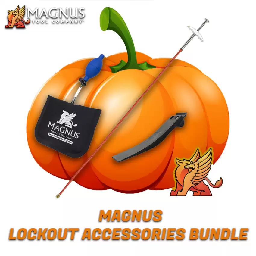 Bundle of Magnus Lockout Accessories - Air Wedge, Pry Tool, & Button Grabber