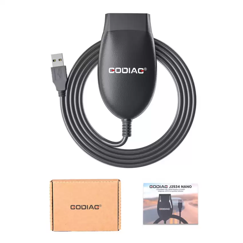 New High Quality GODIAG GD101 J2534 Passthru Diagnostic Cable