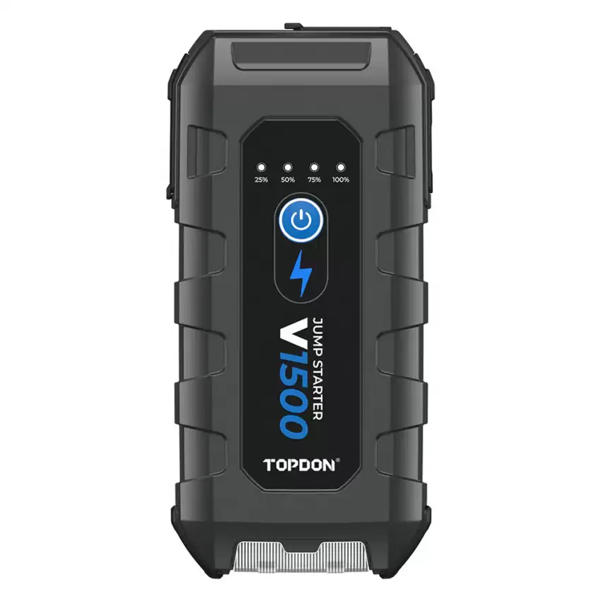 Portable Jump Starter V1500 for 12V Lead Acid Batteries from TOPDON
