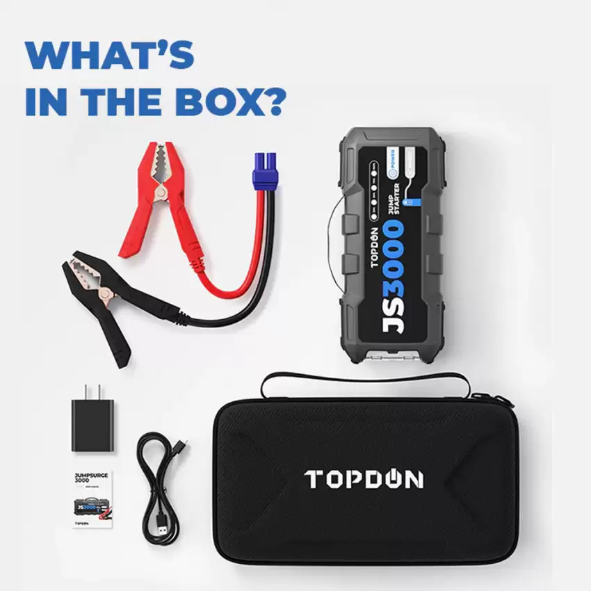 TOPDON JUMPSURGE3000 JS3000 3000A Jump Starter Battery Booster