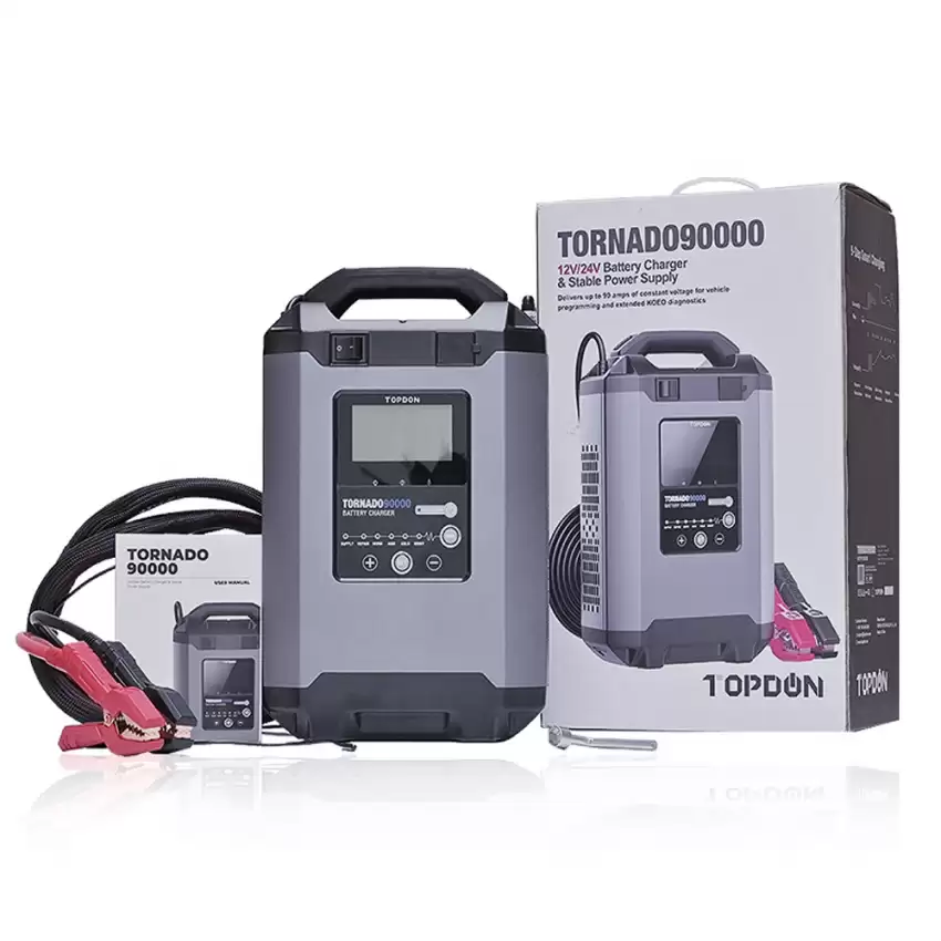 TOPDON Tornado90000 Professional Grade Battery Smart Charger With 6 Charging Modes - AC-TPD-T90000  p-2