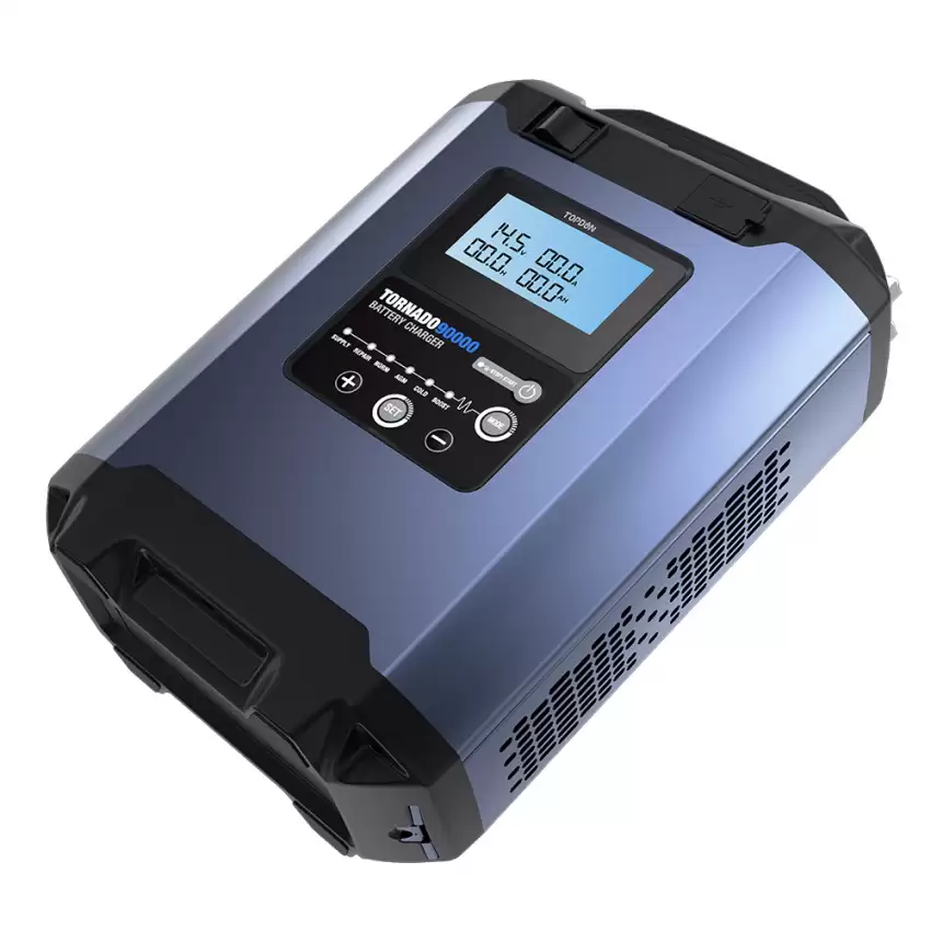 HIgh Quality NEW TOPDON Tornado90000 Professional Grade Battery Smart Charger With 6 Charging Modes 12V & 24V