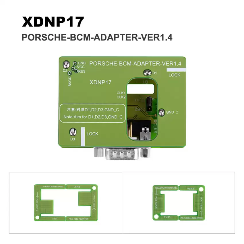 Xhorse Solder-Free Adapters Set for VVDI Mini Prog and Key Tool Plus Device - AC-XHS-ADPSET  p-8