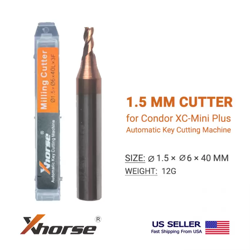 1.5 mm Cutter for Condor and Dolphin Key Cutting Machine