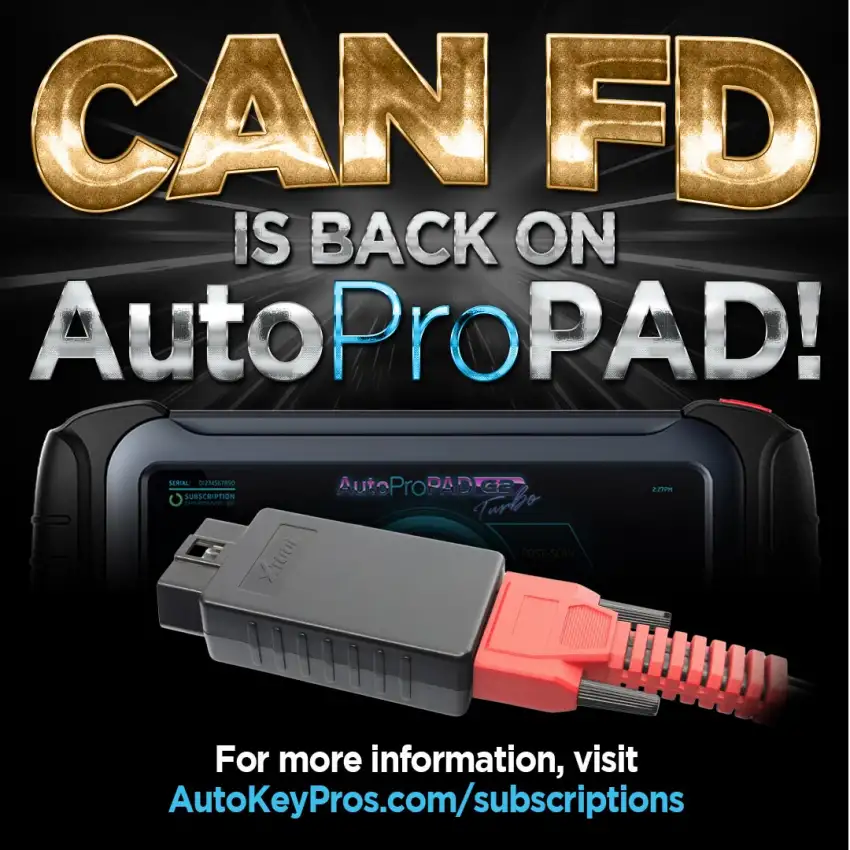 CAN FD Adapter for AutoProPad from XTOOL