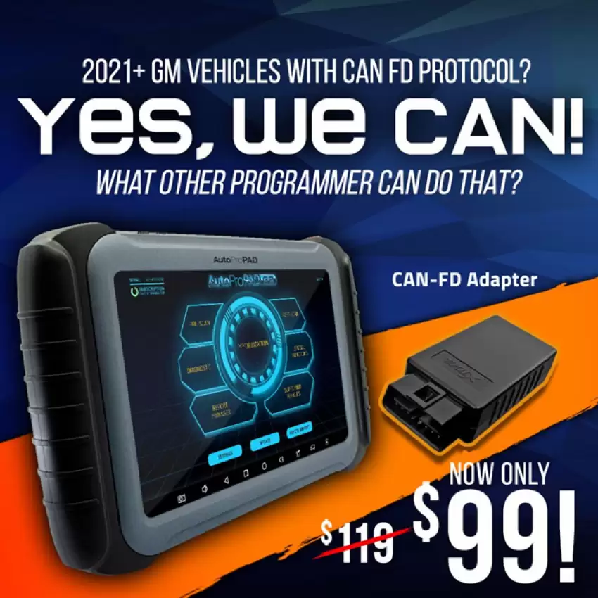 High Quality CAN FD Adapter for AutoProPad from XTOOL