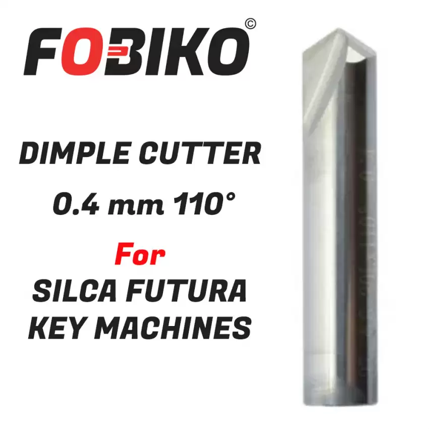 Universal Dimple Cutter 0.4mm 110° 04DM Compatible With SILCA Futura Pro
