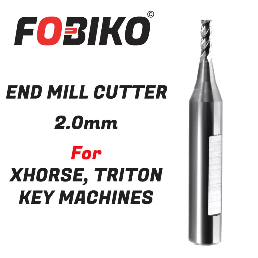 Universal End Mill Cutter TEL2.0 2.0mm Compatible With Xhorse, Triton