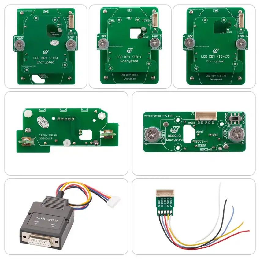 Yanhua ACDP Encrypted Key Adapter Set – BMW BDC2/BDC3/BCP/LCD