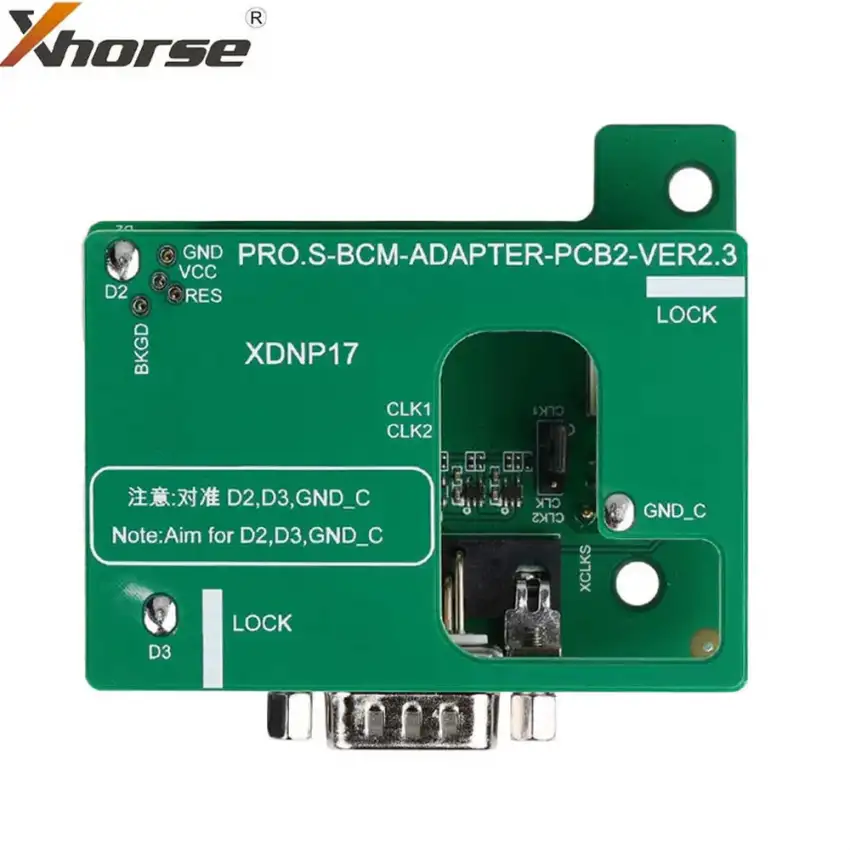 Xhorse PORSCHE BCM Solder Free Adapter XDNP17GL From Xhorse