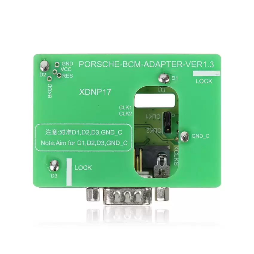 New High Quality Xhorse PORSCHE BCM Solder Free Adapter Xhorse Part Number: XDNP17GL for VVDI Mini PROG, Key Tool Plus 