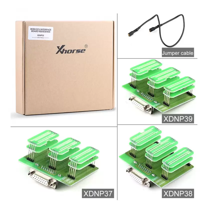 Xhorse XDNP33GL ECU Interface Board Adapters Set for BMW N20 B38 N55 for VVDI Mini PROG, Key Tool Plus