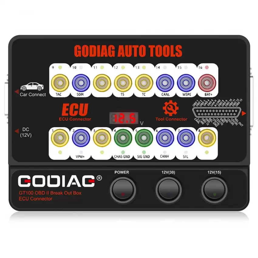 Godiag GT100 OBD II Protocol Detector ECU Connector