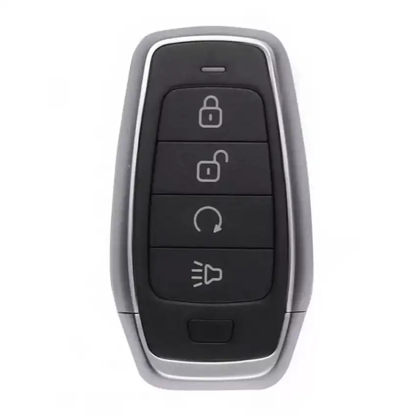 Autel MAXIIM iKey Universal Smart Proximity Key Standard Type IKEYAT4PR 4 Button Lock Unlock Remote Start Panic Compatible with KM100 Remote Generator