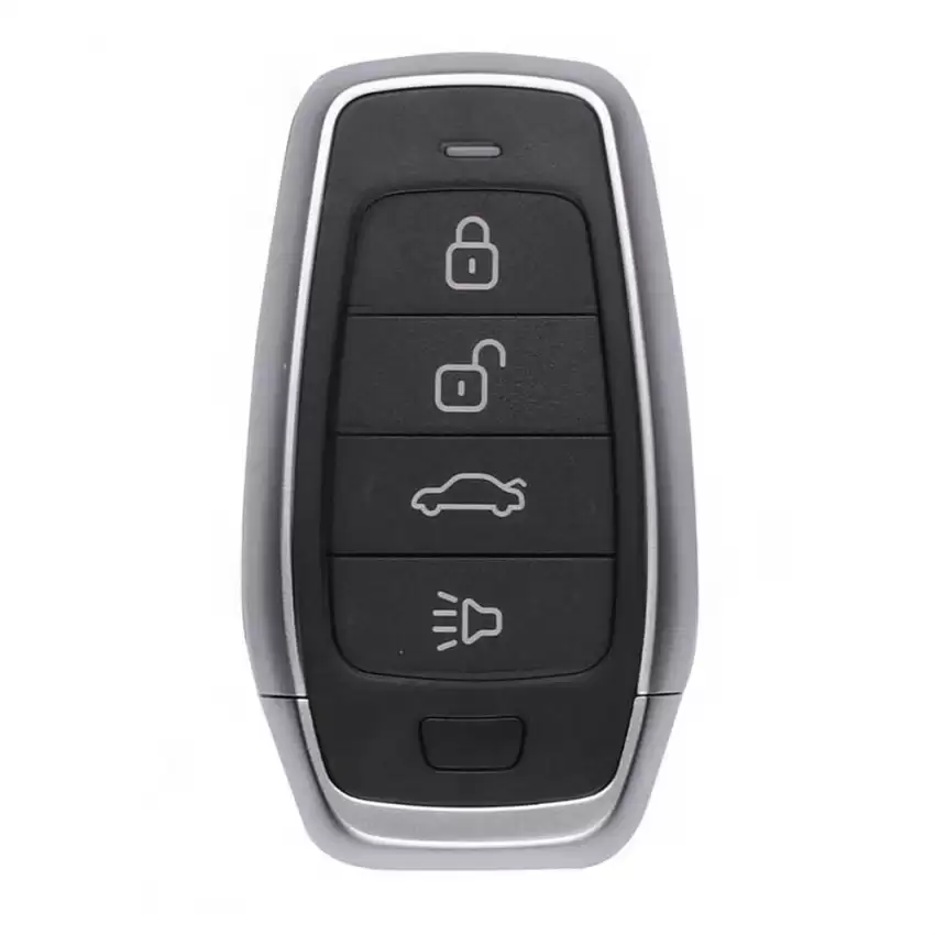 Autel MAXIIM iKey Universal Smart Proximity Key Standard Type IKEYAT4TP 4 Button Lock Unlock Trunk Panic Compatible with KM100 Remote Generator