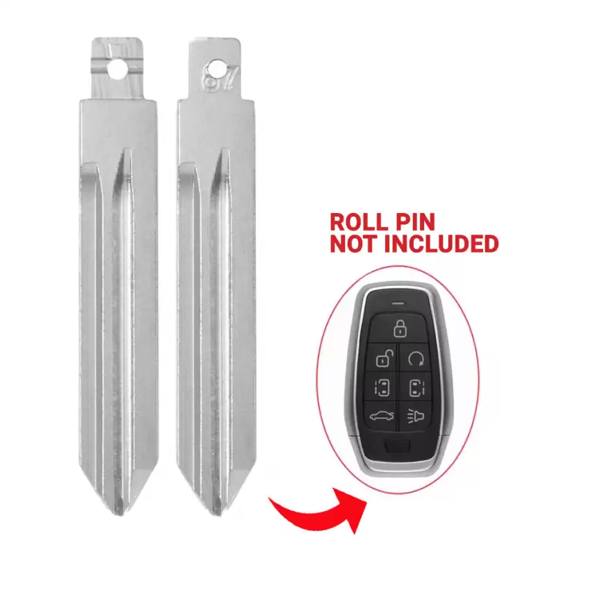 Universal Key Blades for Autel IKEY Remotes B106 GM-37