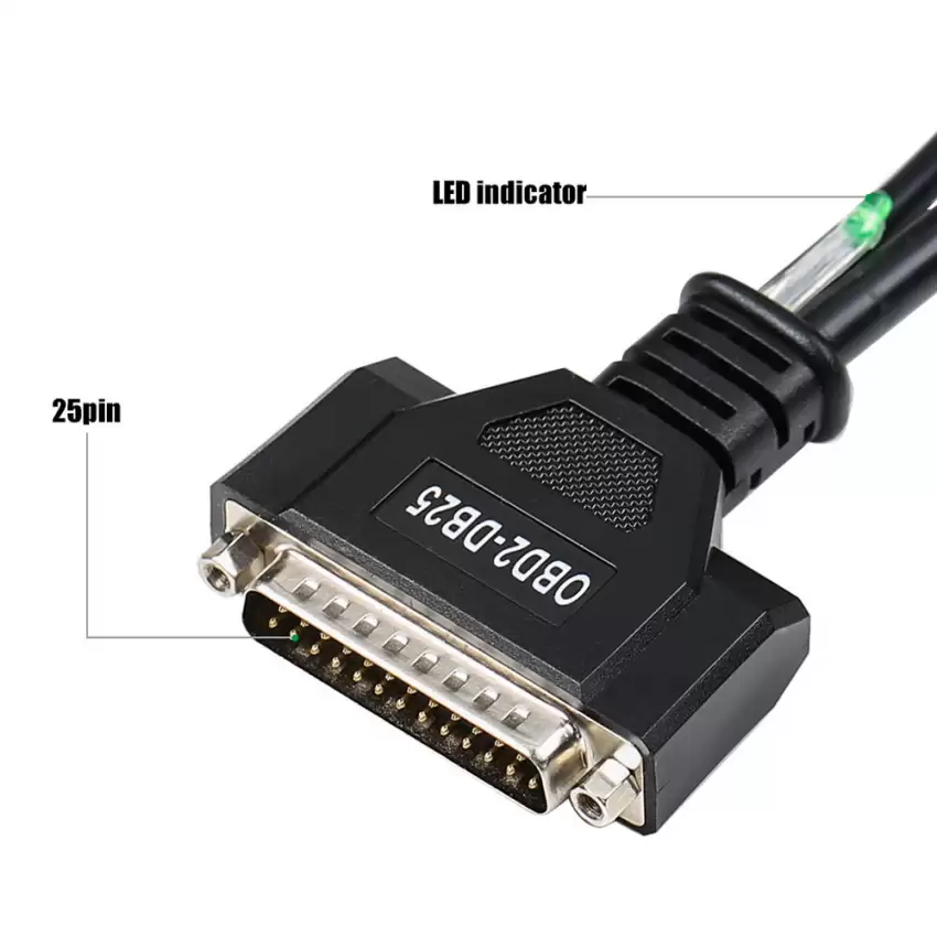 High Quality NEW Godiag OBD II to DB25 Extension Cable
