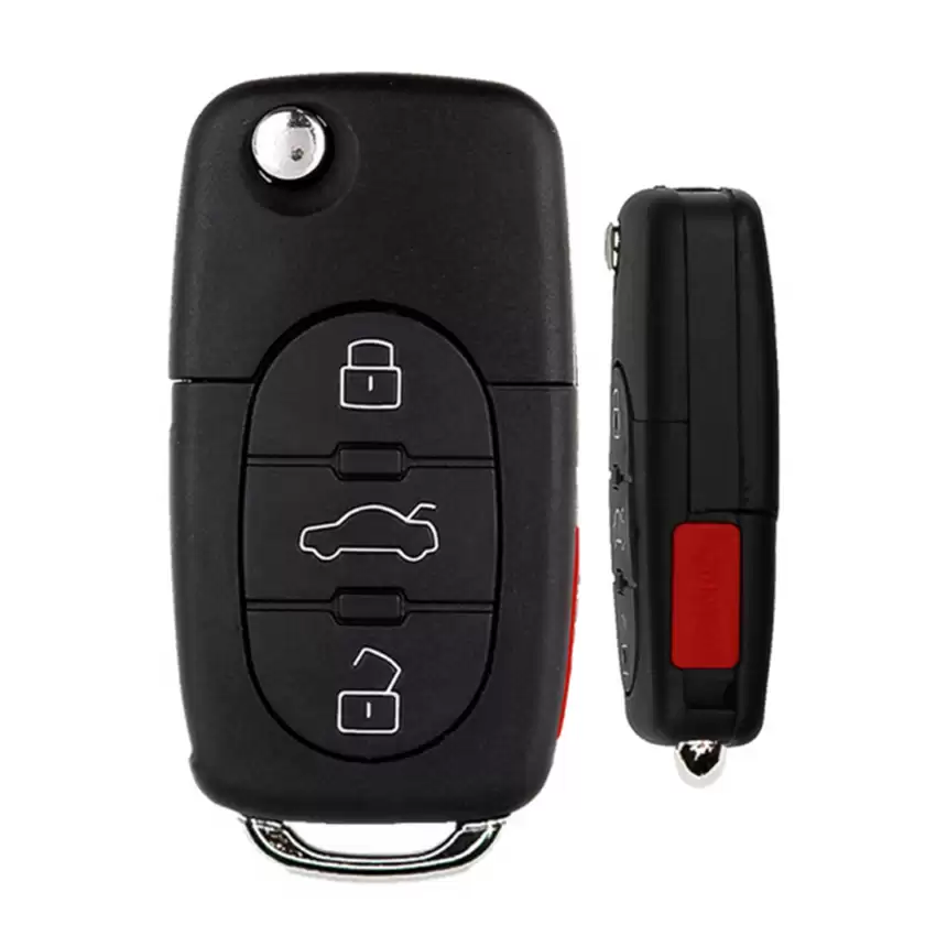 1997-2005 Flip Remote Key for Audi 4D0837231P MYT8Z0837231
