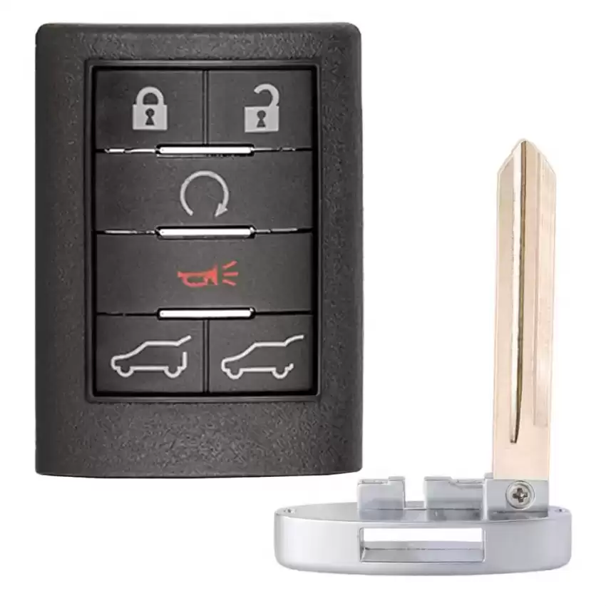 2007-2014 Keyless Remote Key for Cadillac Chevrolet GMC OUC6000066 22756465