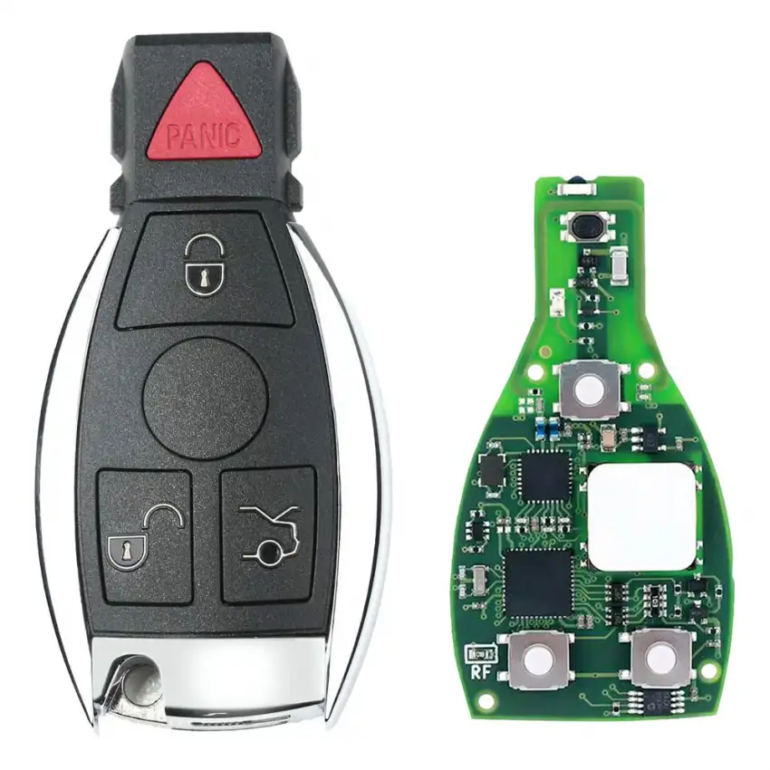 CG MB 08 Version Keyless Go Key 2-in1 315MHz/433MHz with Shell for Mercedes W164 W221 W216 from Year 2005-2010