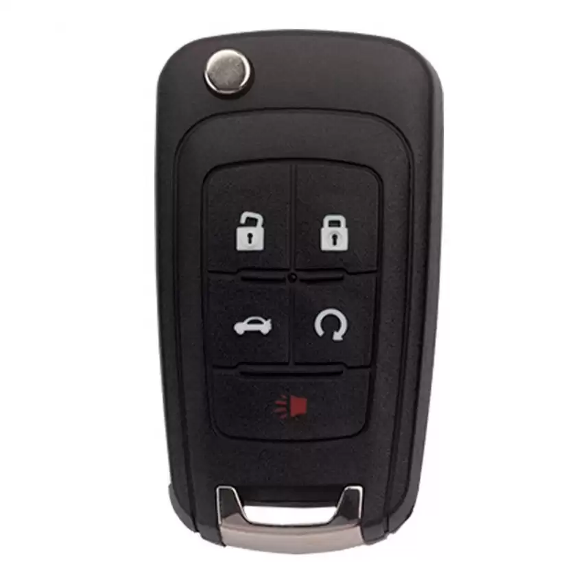 PEPS Flip Remote Key for GM OHT05918179 13500319 5 Button