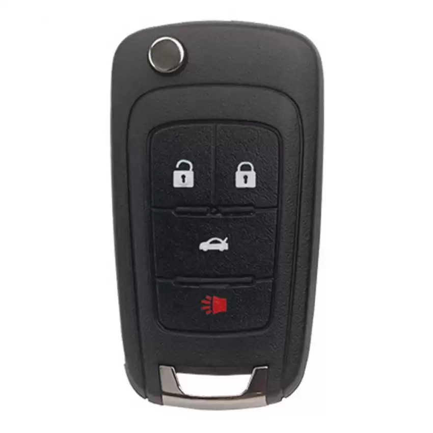 Flip Remote Key PEPS for GM OHT05918179 13585209 4 Button