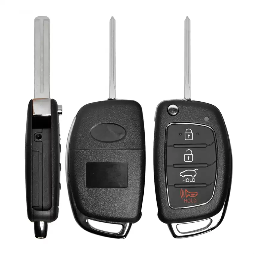 High Quality Aftermarket Flip Remote For Hyundai Santa Fe 95430-2W110 TQ8-RKE-4F31 4 Buttons