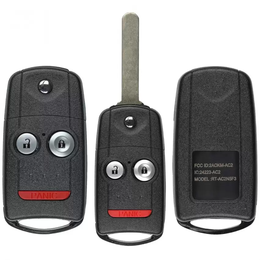 Acura Flip Remote Key 35111-STX-325 N5F0602A1A ILCO LookAlike