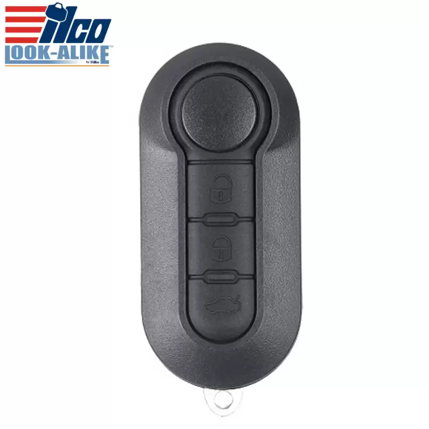 2012-2017 Flip Remote Key for Fiat Delphi BCM LTQF12AM433TX ILCO LookAlike