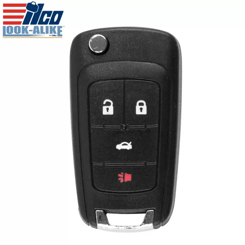 2010-2021 Flip Remote Key for Chevrolet, Buick, GMC 13504200 OHT01060512 ILCO LookAlike