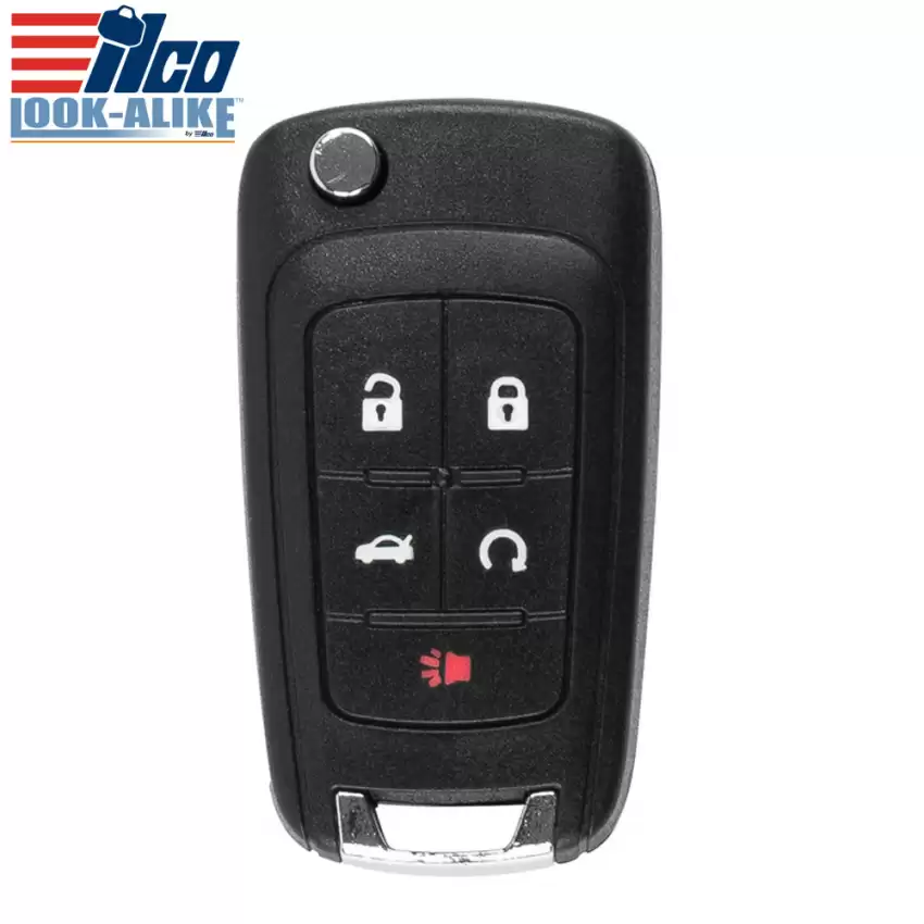 2010-2021 Flip Remote Key for Chevrolet 13504199 OHT01060512 ILCO LookAlike