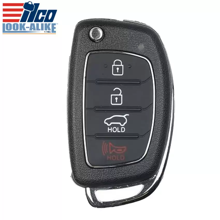 2013-2016 Flip Remote Key for Hyundai Santa Fe 95430-4Z100 TQ8-RKE-3F04 ILCO LookAlike