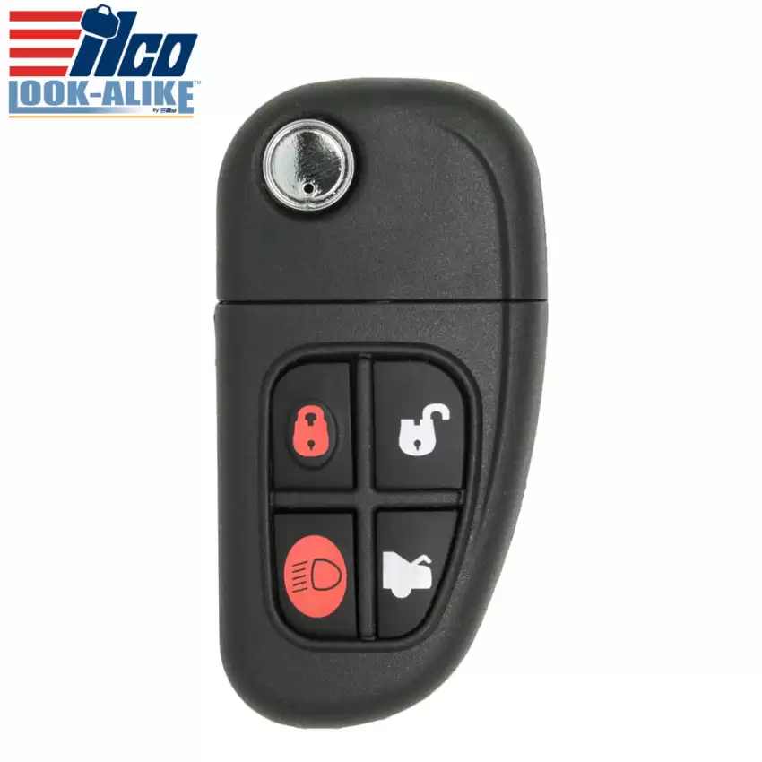 2001-2008 Flip Remote Key for Jaguar 1X43-15K601-AB NHVWB1U241 ILCO LookAlike