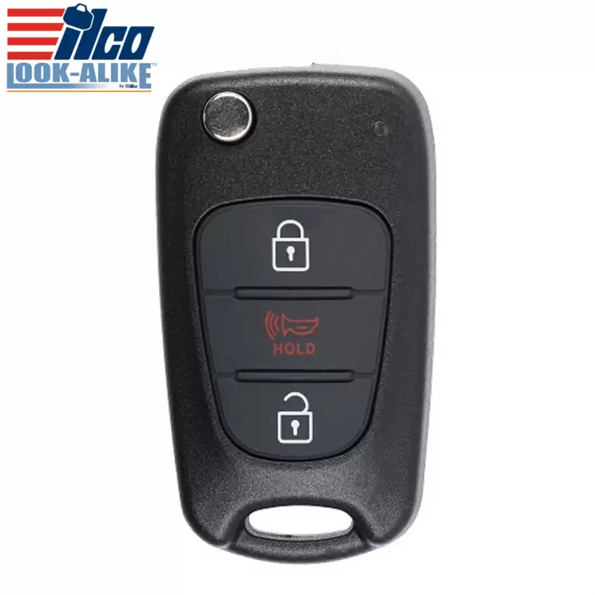 2010-2012 Flip Remote Key for Kia Soul 95430-2K250 NY0SEKSAM11ATX ILCO LookAlike