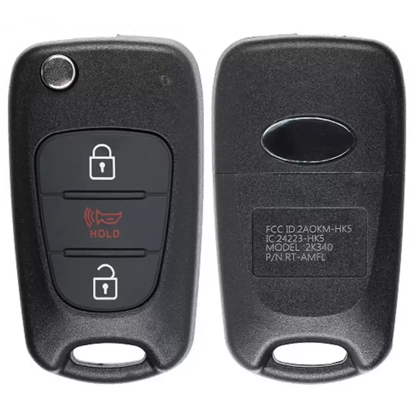 Kia Soul Flip Remote Key 95430-2K340 NY0SEKSAM11ATX ILCO LookAlike