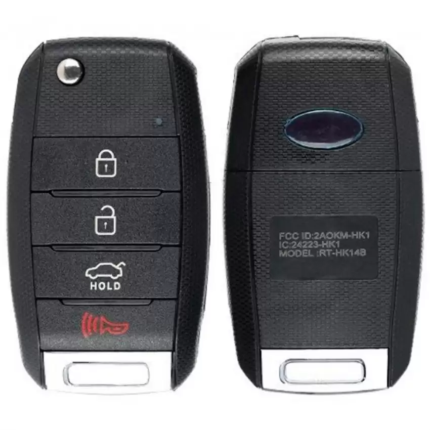 Kia Rio Flip Remote Key 95430-1W023 TQ8-RKE-3F05 ILCO LookAlike