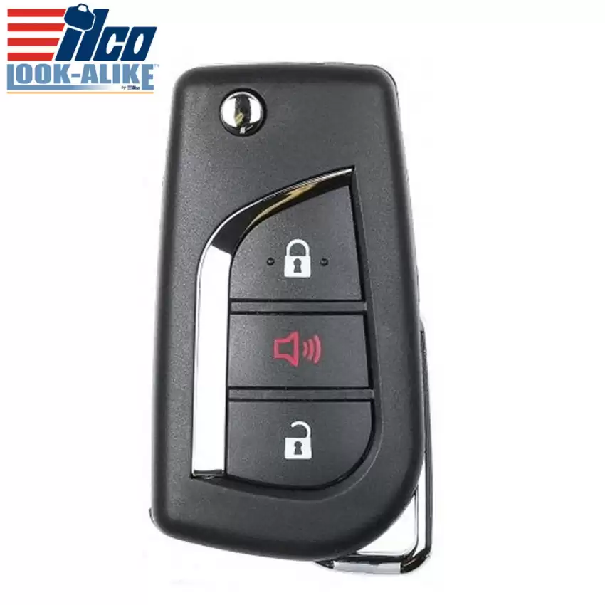 2017-2018 Flip Remote Key for Toyota Scion 89070-12C20 HYQ12BFB ILCO LookAlike