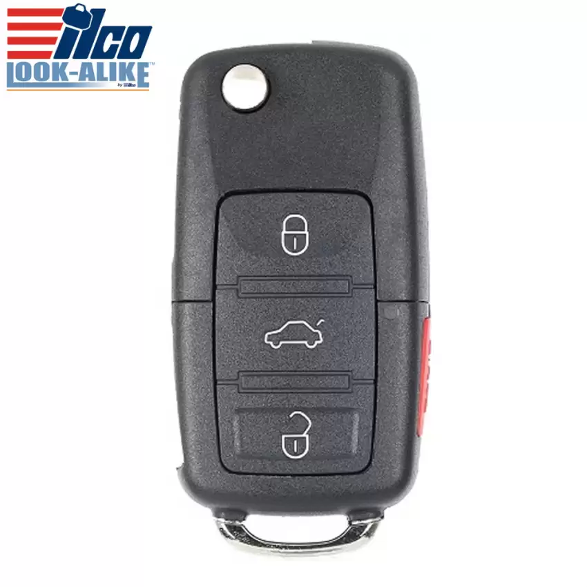 1998-2001 Flip Remote Key for Volkswagen NBG8137T IJ0-959-753-F ILCO LookALike