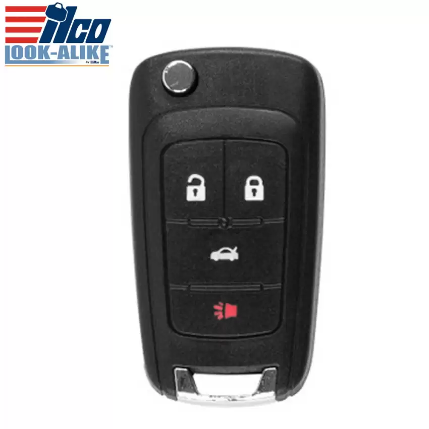 2010-2019 Flip Remote Key for GM 1350420 OHT05918179 ILCO LookAlike
