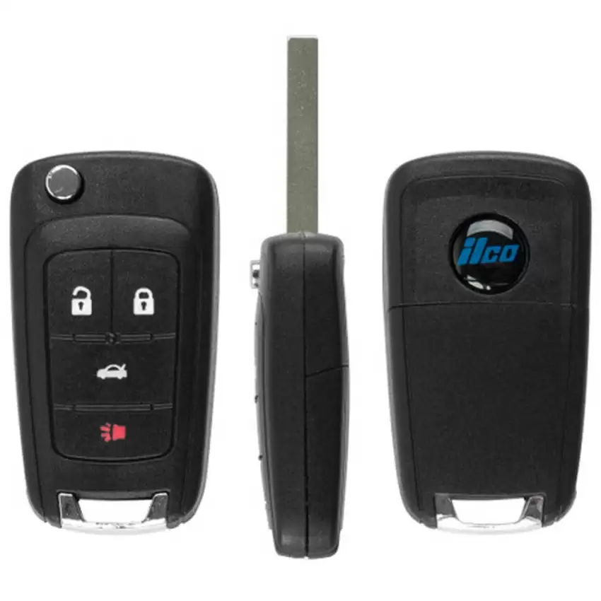 GM Flip Remote Key 1350420 OHT05918179 ILCO LookAlike
