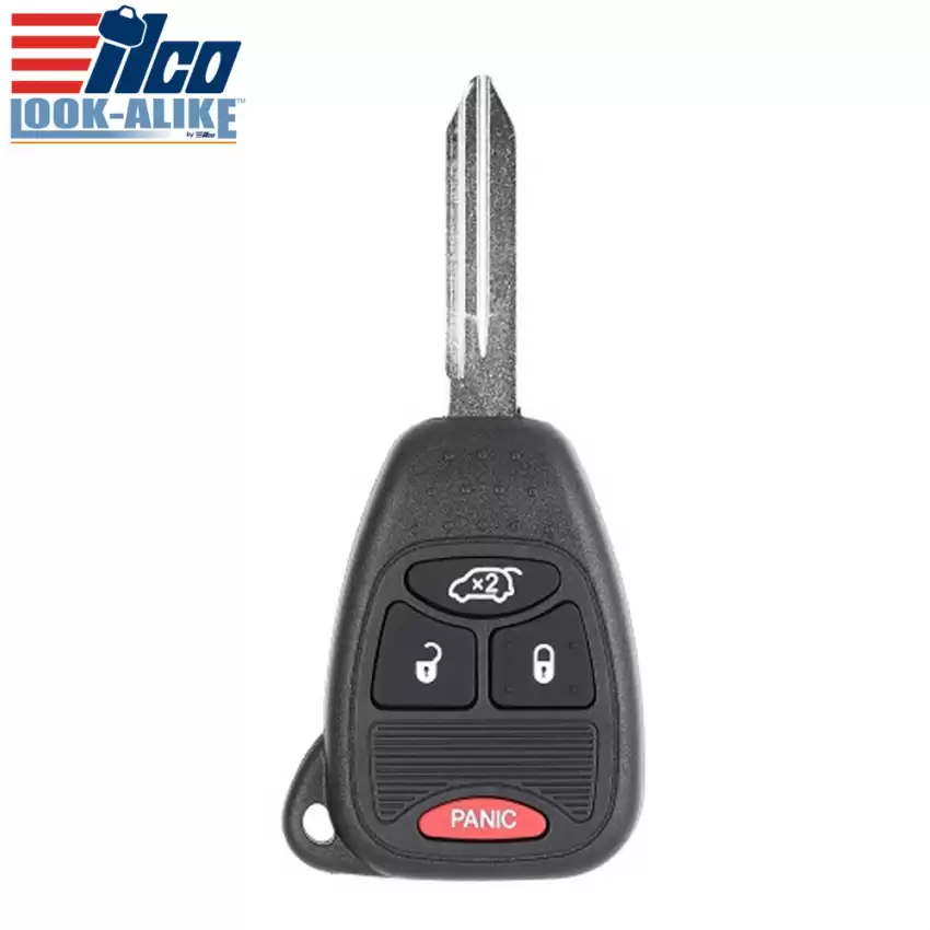 2004-2008 Remote Head Key for Chrysler, Jeep 04589053AC OHT692714AA ILCO LookAlike