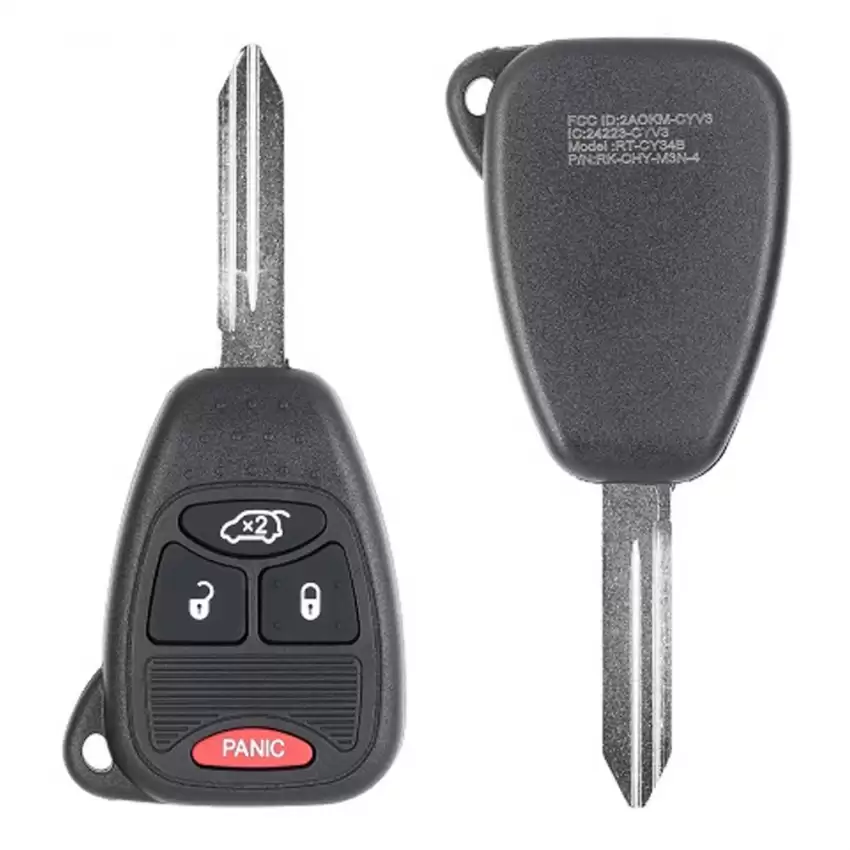 Chrysler, Jeep Remote Head Key 04589053AC OHT692714AA ILCO LookAlike