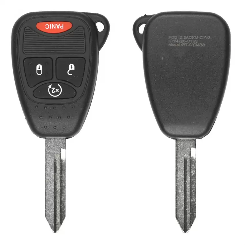 Dodge Remote Head Key 04589621AB OHT692713AA ILCO LookAlike