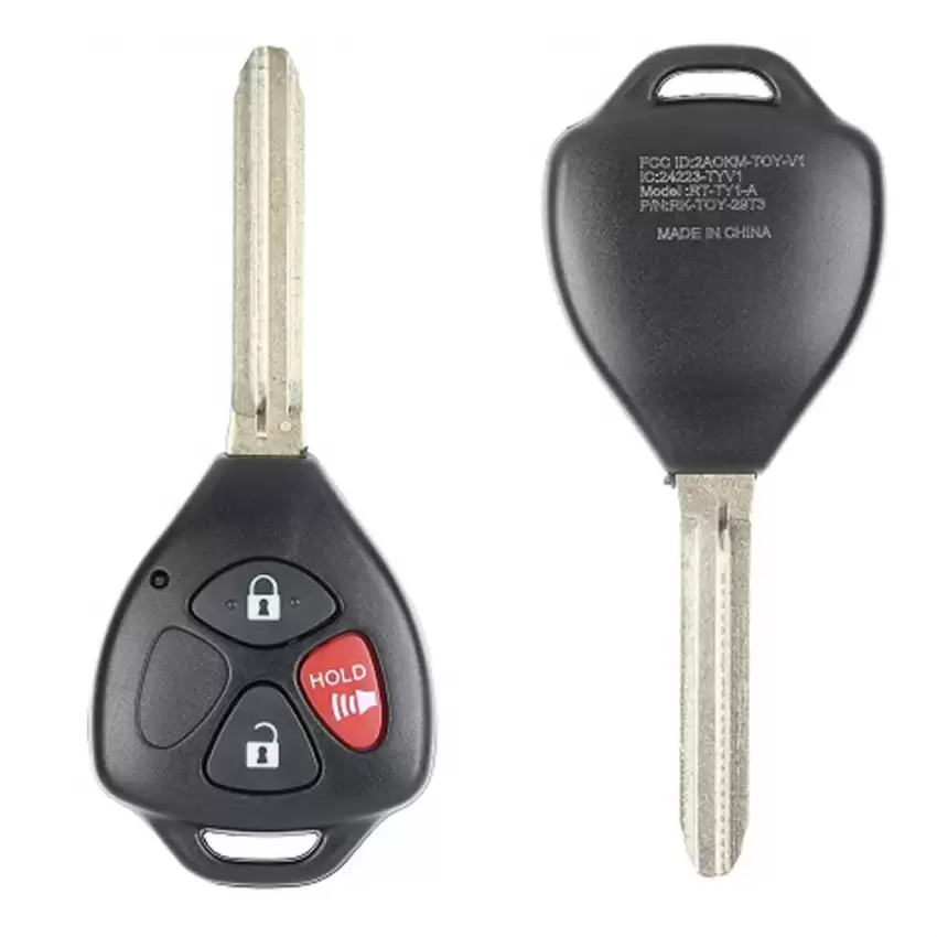 Toyota Remote Head Key 89070-02250, 89070-0T030 GQ4-29T ILCO LookAlike