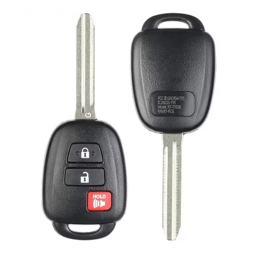 Toyota Prius C Remote Head Key 89070-52F60 HYQ12BDM ILCO LookAlike