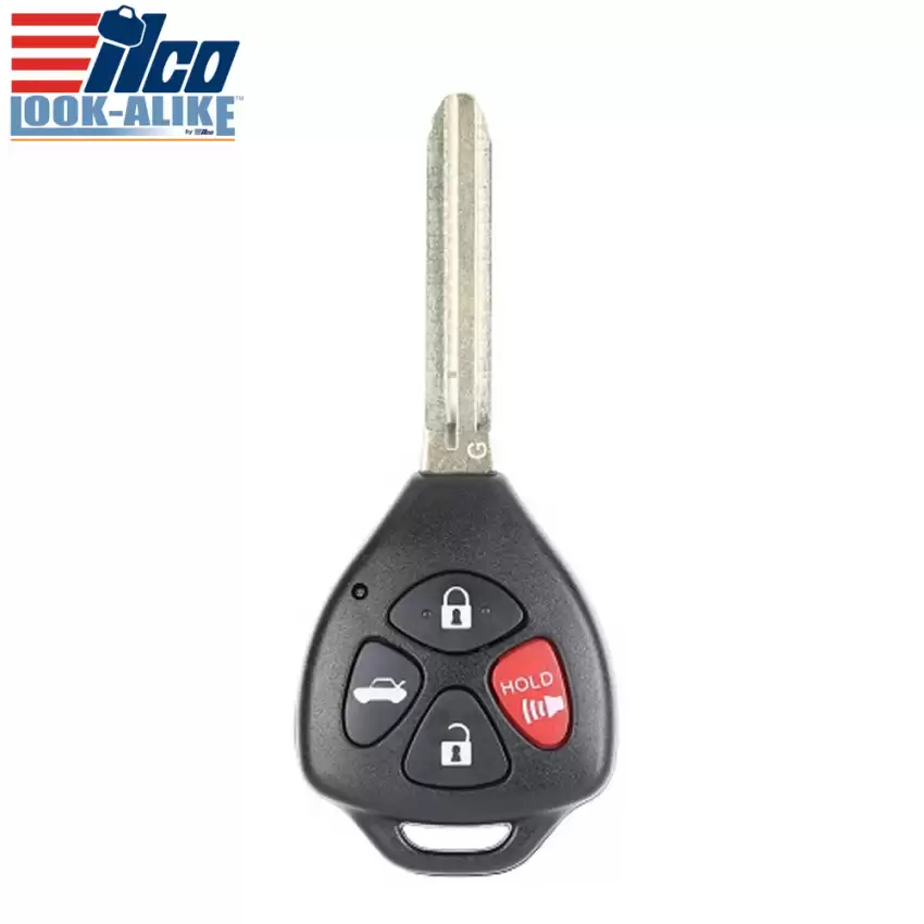 Remote Head Key for Toyota Corolla 89070-02620 GQ4-29T ILCO LookAlike