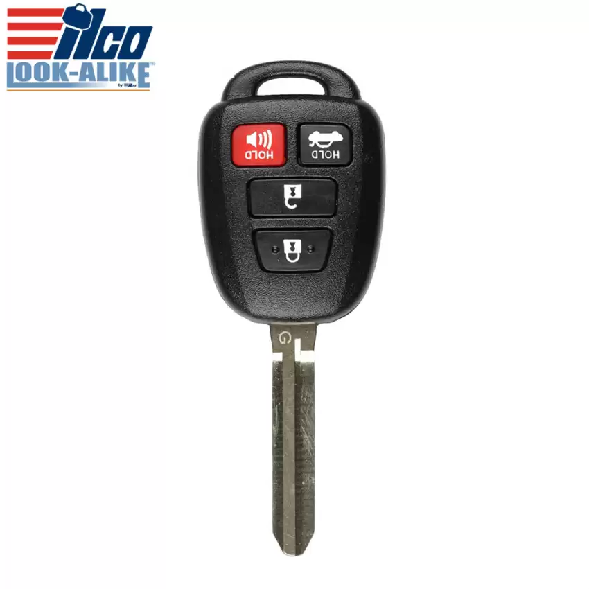 2012-2014 Remote Head Key for Toyota 89070-06420 HYQ12BDM, HYQ12BEL ILCO LookAlike