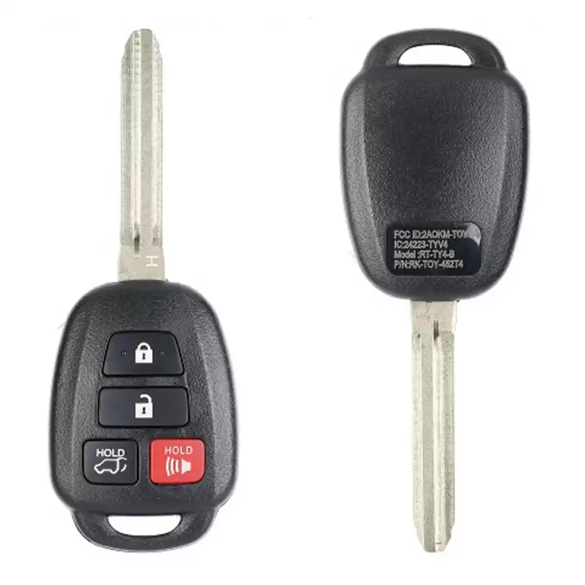 Toyota Remote Head Key 89070-0R100 GQ4-52T ILCO LookAlike